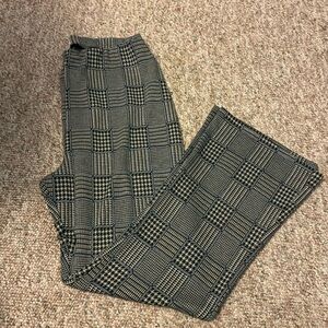 Urban outfits Stretchy Plaid Flare Pants